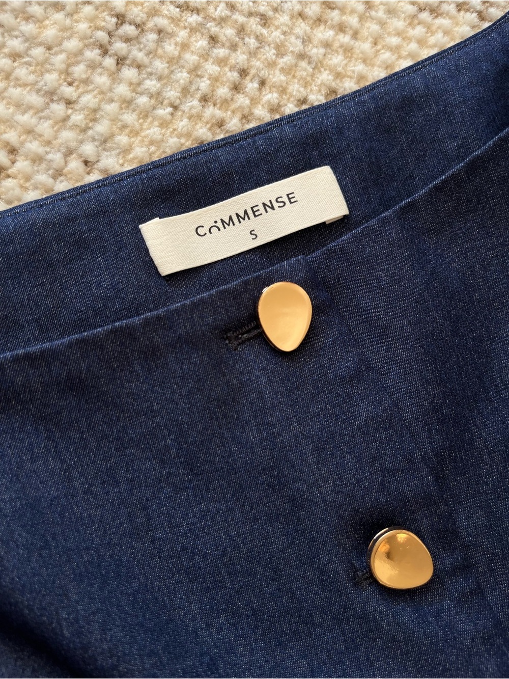 Commense denim vest pants set - Picture 3 of 5